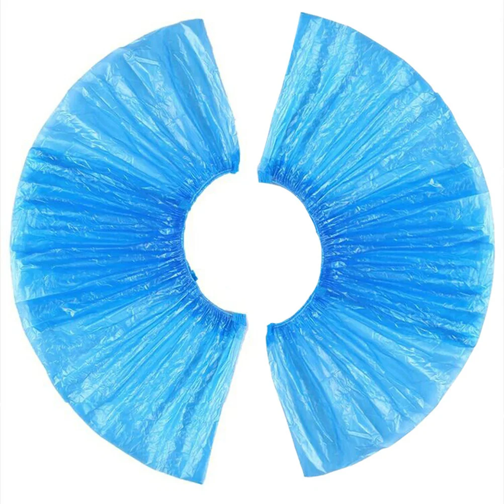200 Uds. Cubierta impermeable a prueba de polvo para zapatos, no tejido desechable grueso para laboratorio, salón, taller, uso, cubiertas protectoras para calzado - imagen 5