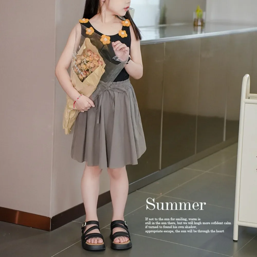 Sandalias para niñas, sandalias informales de verano para niños, zapatos planos para niñas, zapatos de playa antideslizantes informales a la moda para niños, sandalias de mujer - imagen 3