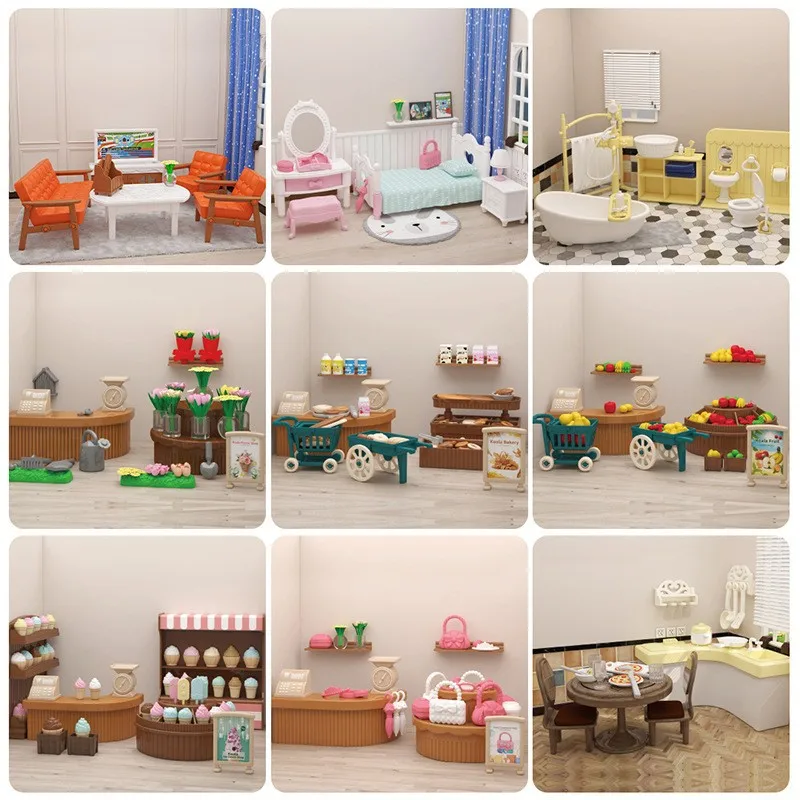 Casa de muñecas Koala con muebles y accesorios en miniatura - imagen 2