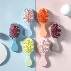 Mini peine de peluquería para niños, masajeador del cuero cabelludo, cepillo para desenredar el cabello rizado y húmedo para bebés, cepillos y peines para el cuidado del cabello
