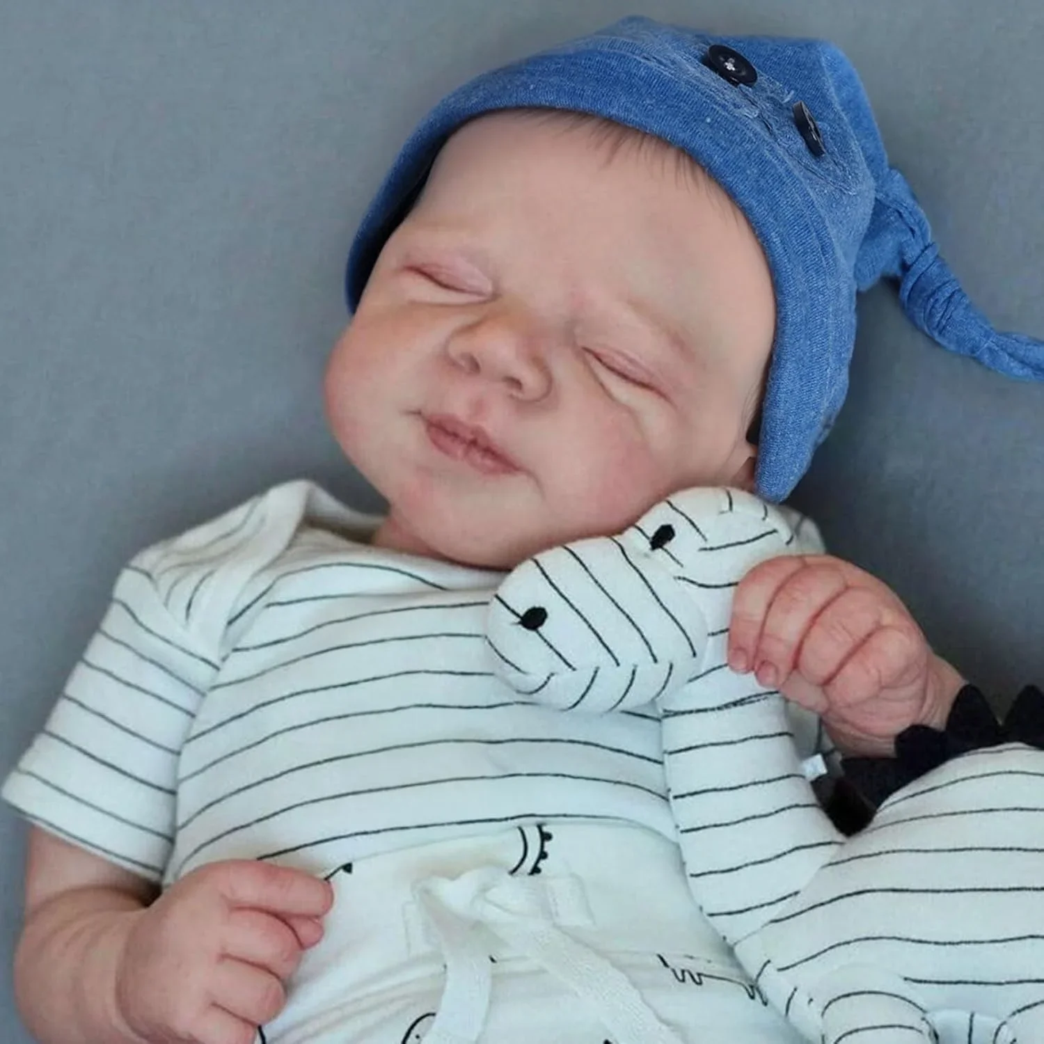 NPK 19 ''Pascale bebé recién nacido Reborn Bebe con piel 3D pintura de múltiples capas con venas visibles muñeca coleccionable de tacto suave - imagen 3