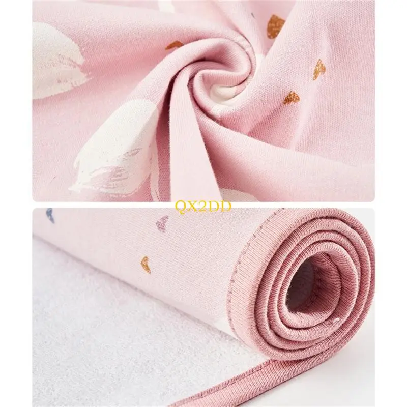 QX2D-Protector sábanas para pañales recién nacido, fuerte y absorbente, Sábana algodón, almohadillas para cambiar - imagen 5