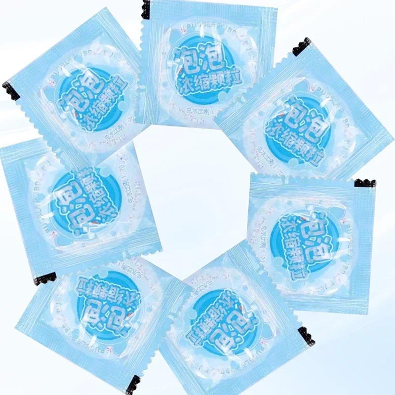 10-30 Uds máquina de burbujas suplemento líquido colorido burbuja concentrado gránulos 10 Uds ≈ 500ml pistola de burbujas suplemento gránulos - imagen 2