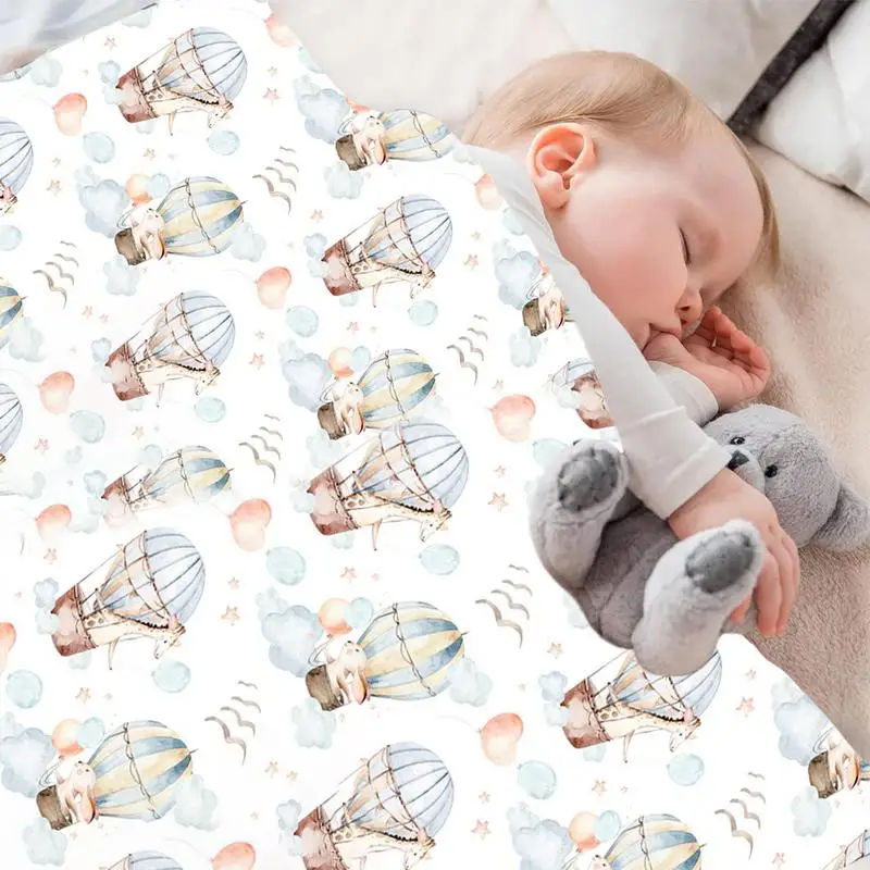 Mantas envolventes suaves y transpirables para guardería, suministros para guardería respetuosos con la piel para familiares, amigos, hogar, cumpleaños al aire libre, mamá - imagen 4