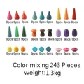 color mixing 243 pcs