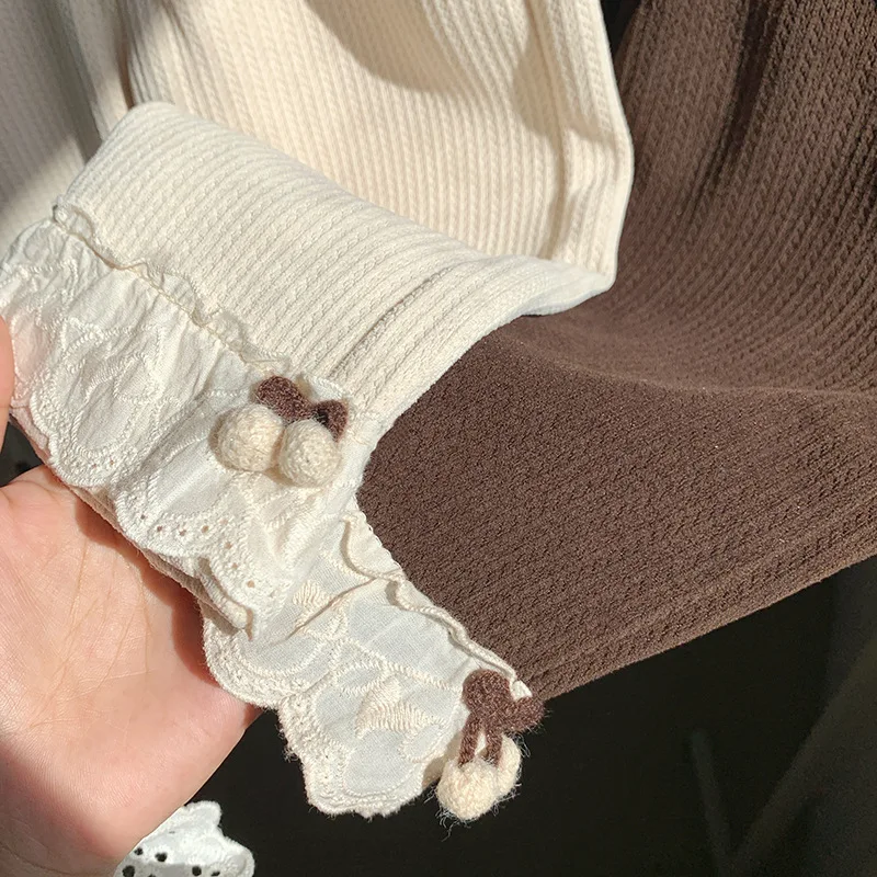 Pantalones para niños, ropa para niños, pantalones para niñas, pantalones coreanos gruesos de otoño para bebés, pantalones a rayas con cintura elástica - imagen 3