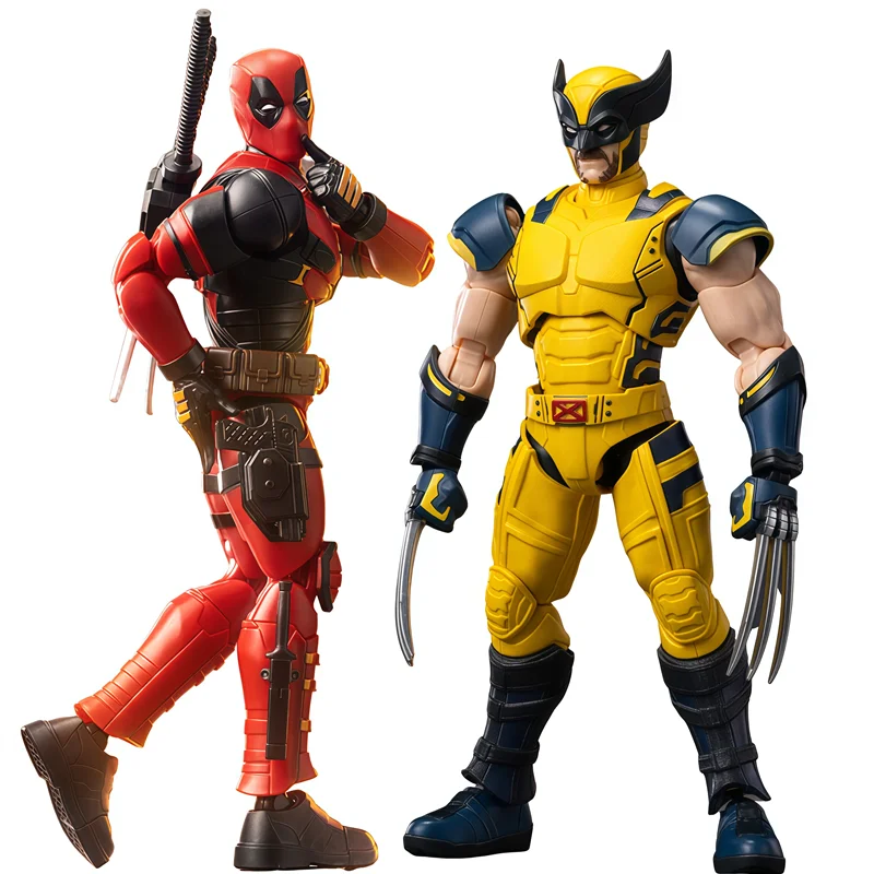 Nueva figura de acción BLOKEES Deadpool & Wolverine, juguetes de ensamblaje de modelos coleccionables móviles, adornos de escritorio, regalos festivos - imagen 3