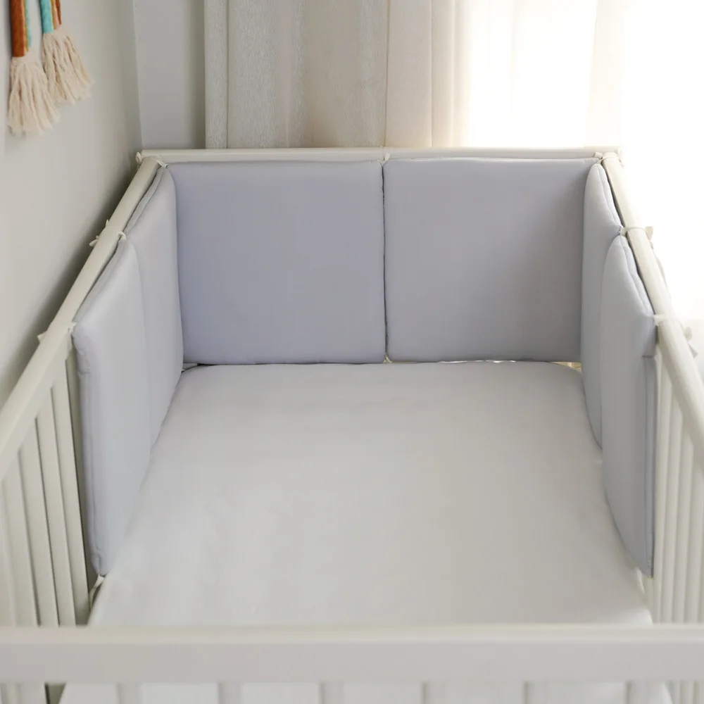 Protector de cuna para bebé – Parachoques suaves neonatal - imagen 3