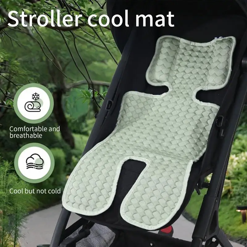 Almohadilla de enfriamiento para cochecito, asiento de coche, almohadilla enfriadora para bebés, alfombrilla enfriadora transpirable para cochecito, asiento de seguridad para niños, silla alta para niños pequeños - imagen 4