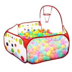 Piscina de bolas 1,5 m con cesta - segura para niños pequeños
