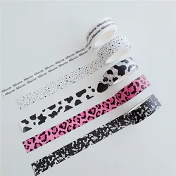 Cinta washi con estampado leopardo para manualidades infantiles