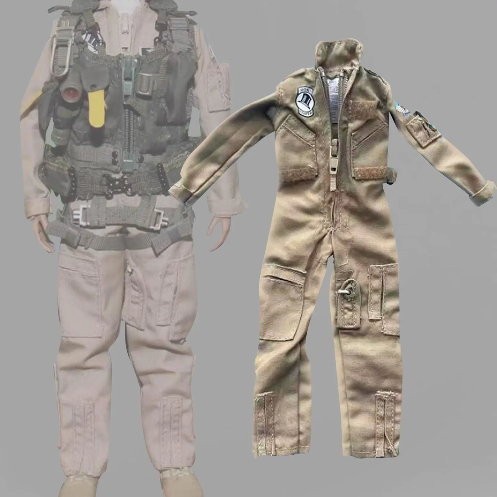 1:6 Scale Action Figures Aviation Uniform Model Miniature Accessories Kids Adults Gifts Doll Decor Outfits Female Doll Clothing