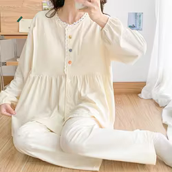 Ropa de dormir de maternidad, pijamas para embarazadas, ropa de lactancia para mujeres, ropa de Modal para amamantar, camisón