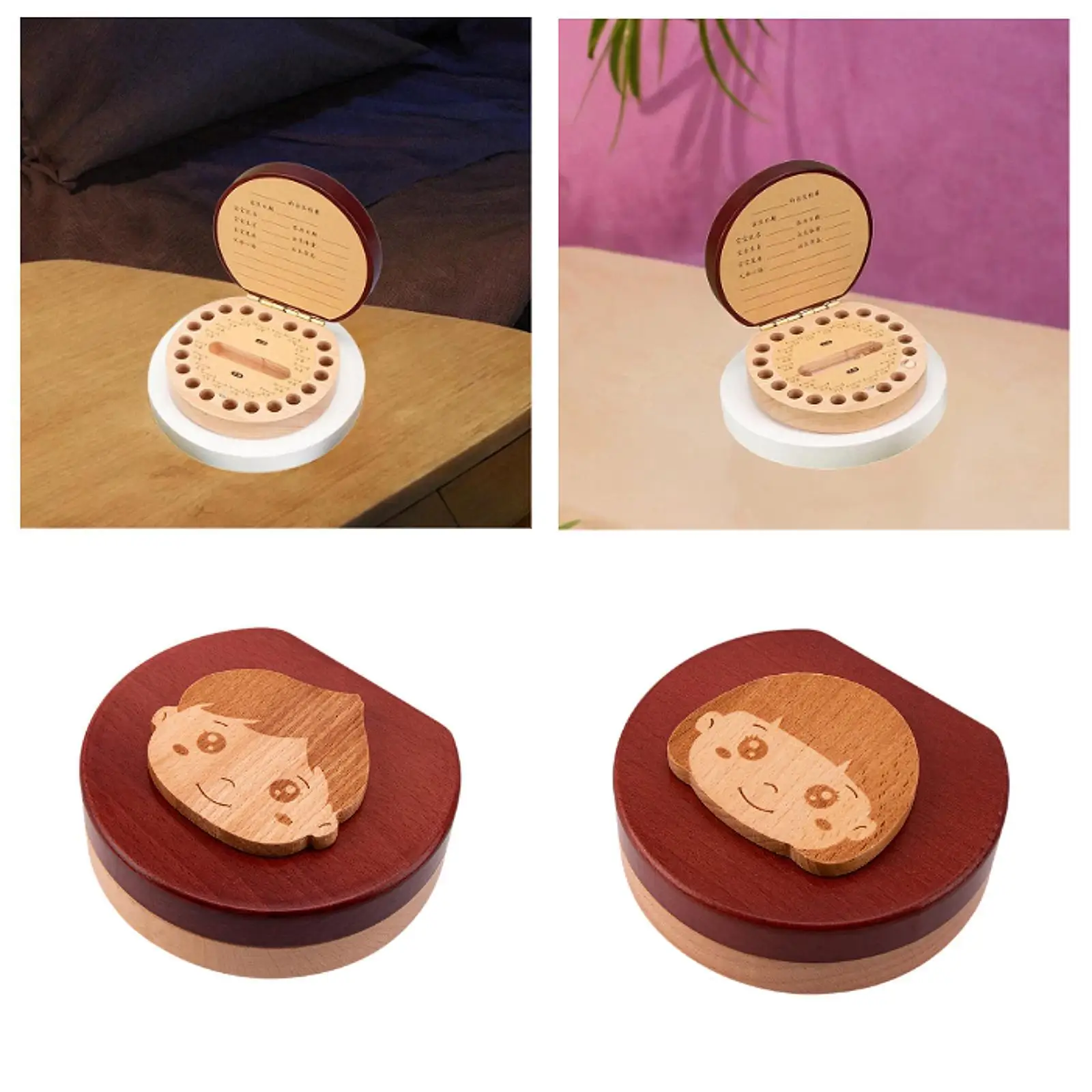 Baby Tooth Box Keepsake Deciduous Teeth Box Practical Saver Box Tooth Container Case for Baby Shower Kids Lost Tooth Children