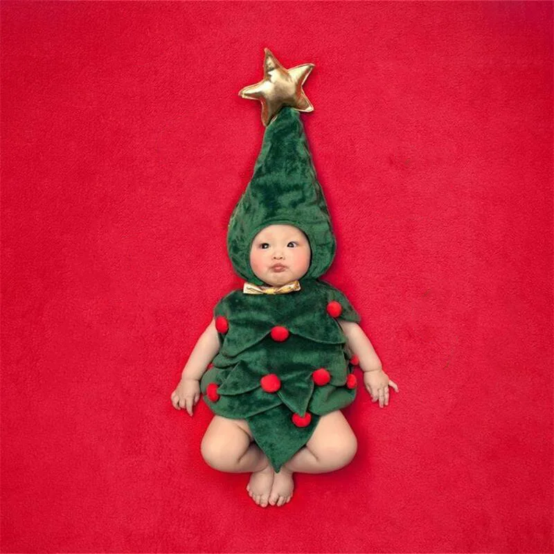 Ropa temática fotografía 100 días bebé disfraz Navidad Año Nuevo niños