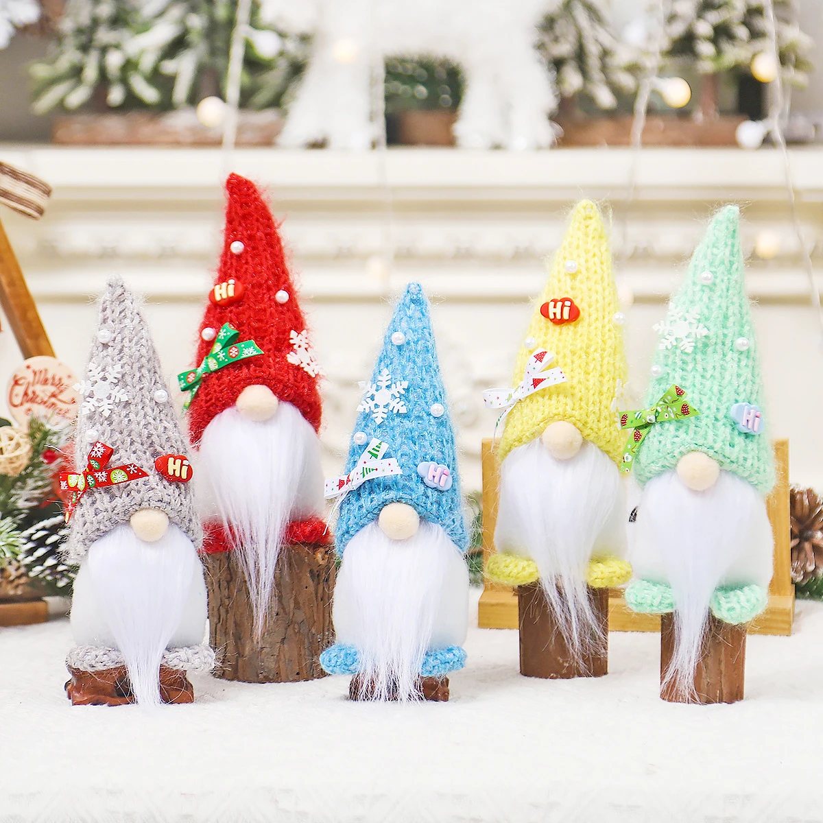 Gnomo navideño sin rostro – Decoración nórdica infantil - imagen 5