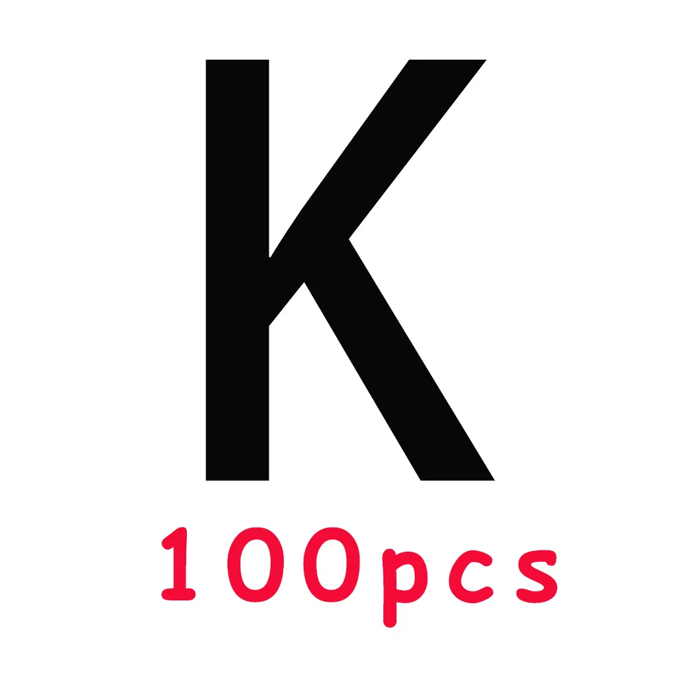 100pcs K