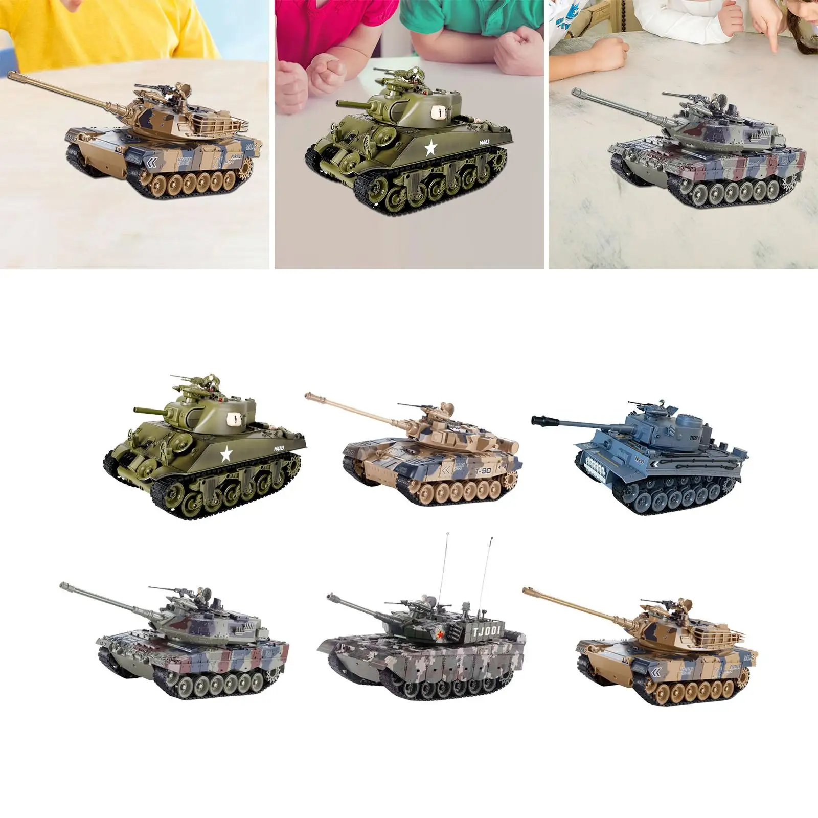 RC Tank Simulation Water Ball Barrel up Down with Sound and Light Realistic for Boys Girls Mud Adults and Kids Sand Beach