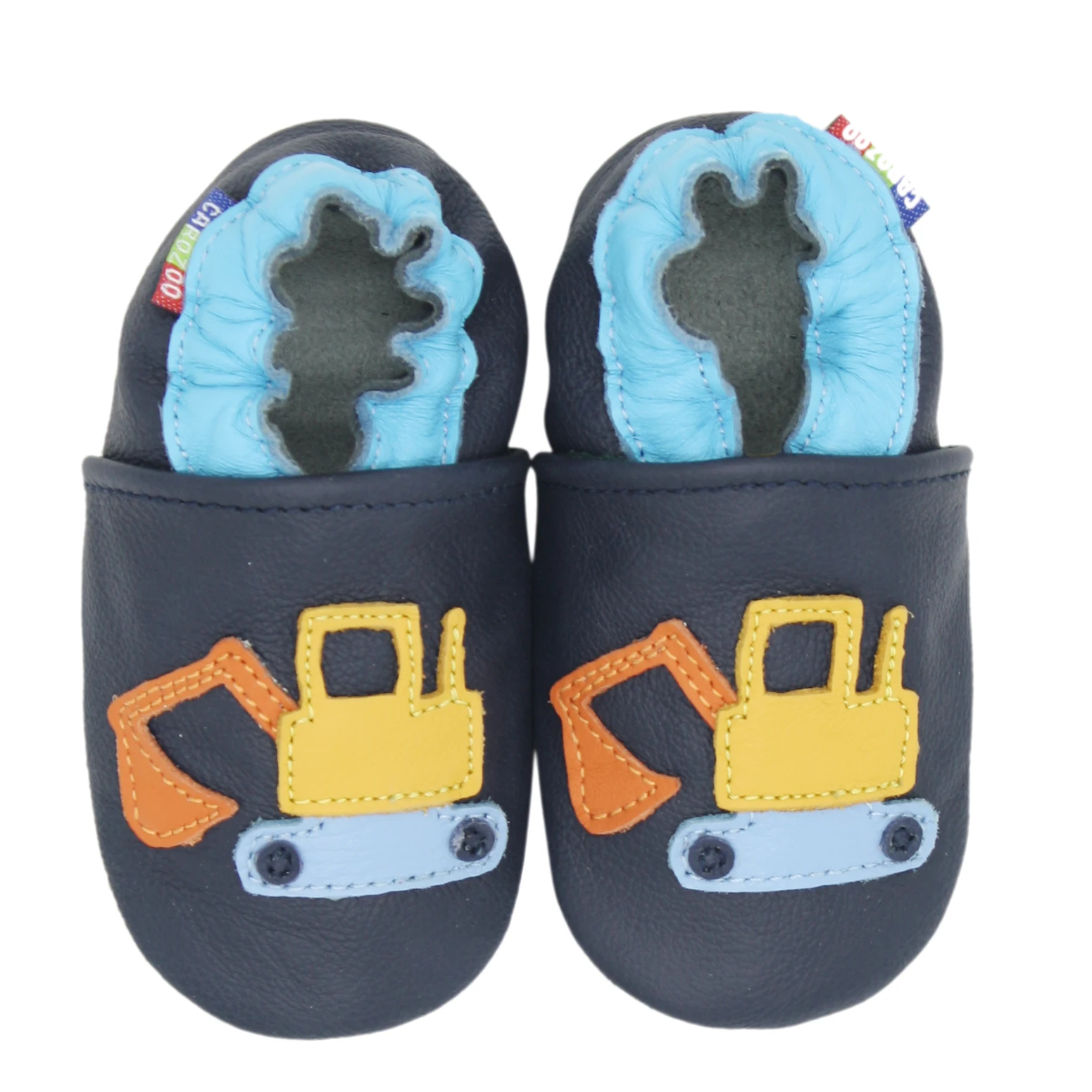excavator dark blue