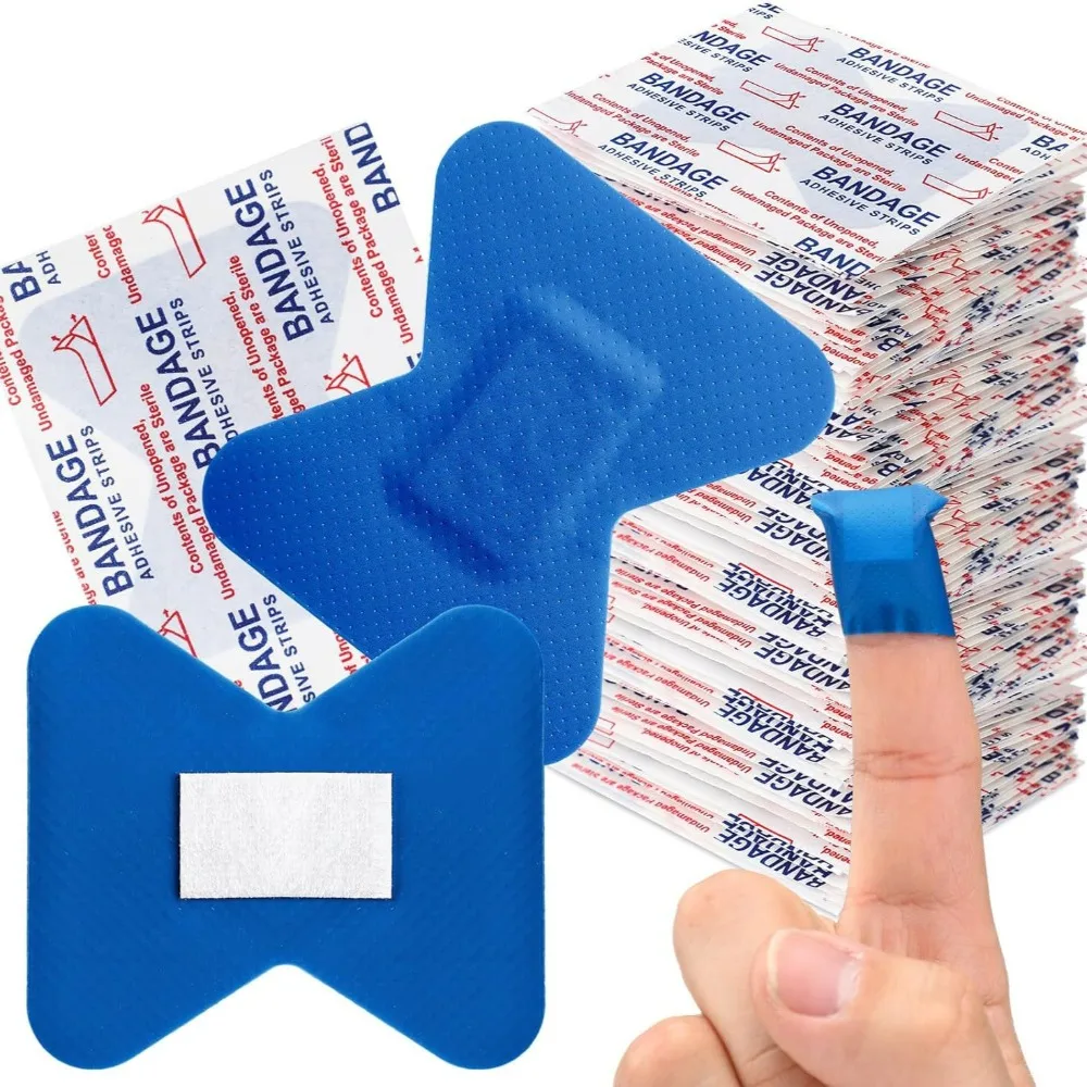 Tiritas adhesivas detectables azules para cortes – Parches transpira - imagen 4