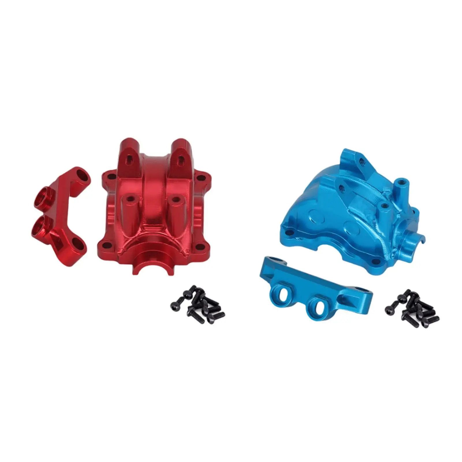 Upgrade Parts RC Vehicle Sturdy Spare Parts Universal Replacement Aluminum Alloy Front Rear Gear Box Cover for TT02 Accessories