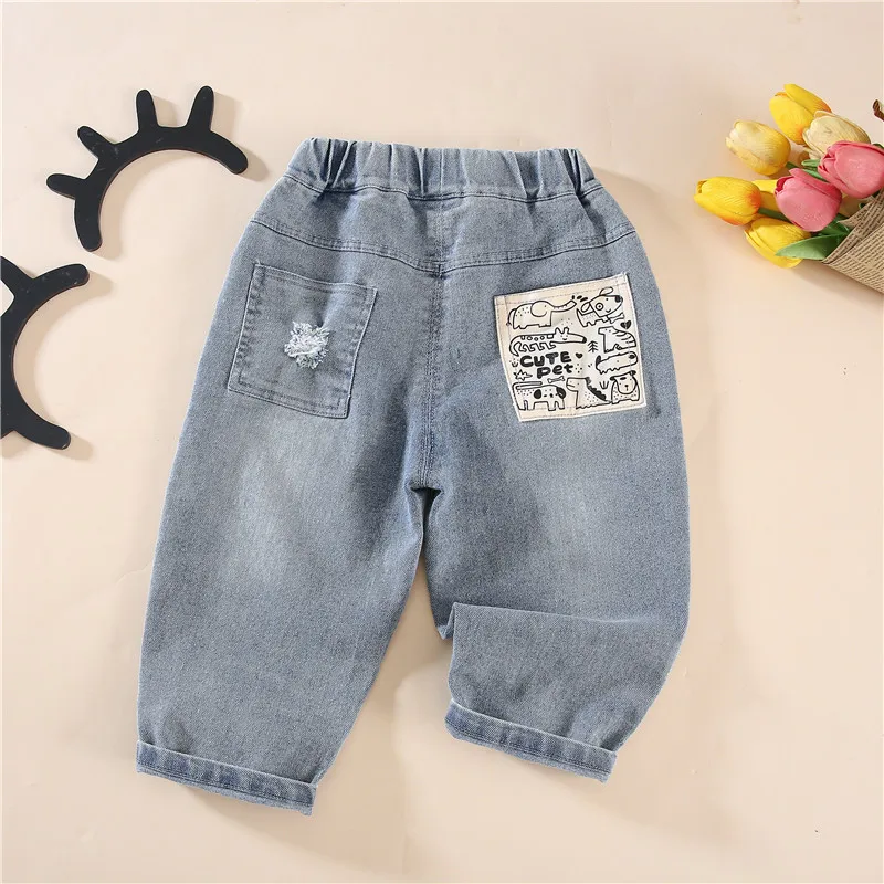 Nueva ropa de moda de primavera y otoño para bebés, pantalones para niños, ropa para niñas pequeñas, pantalones deportivos informales para niños, ropa deportiva para niños