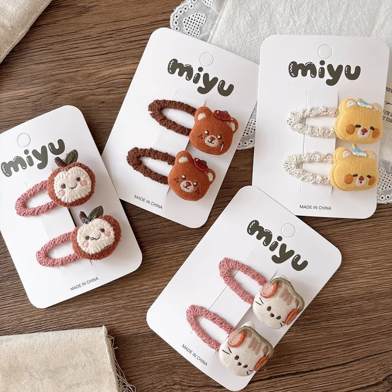 Pinzas a presión 3D animales para bebés – Diseño peluche adorable - imagen 3