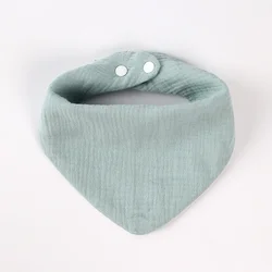 Baberos de algodón suave para bebé – Muselina absorbente