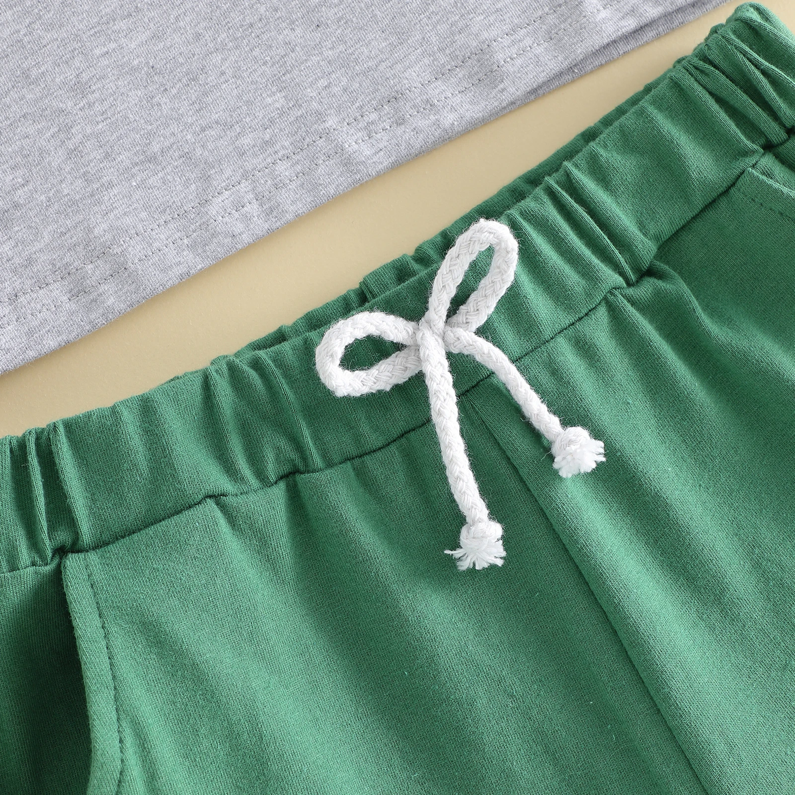Conjunto de verano bebé oso – Camiseta manga corta y pantalón - imagen 4