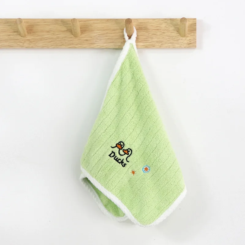 Toallas para lavarse la cara, bañarse y secar las manos; Uso doméstico y de jardín de infantes; Toallas absorbentes para la cara del bebé con encaje - imagen 5