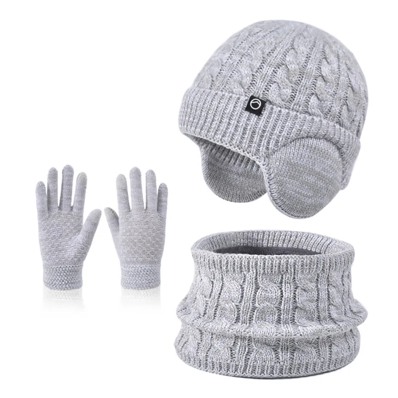 Conjunto de invierno infantil: gorro, bufanda y guantes exteriores - imagen 3
