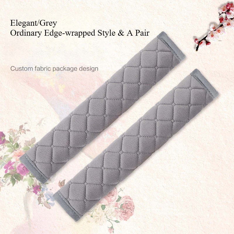 2 uds hombreras para cinturón de seguridad de coche forro polar de invierno fundas para cinturón de seguridad cálidas y acogedoras fundas protectoras para el cuello antirozaduras para coche - imagen 2