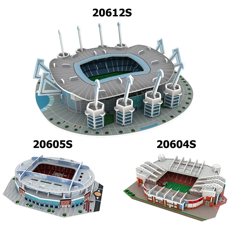 DDJ Rompecabezas 3D: Campos de fútbol en miniatura - imagen 3