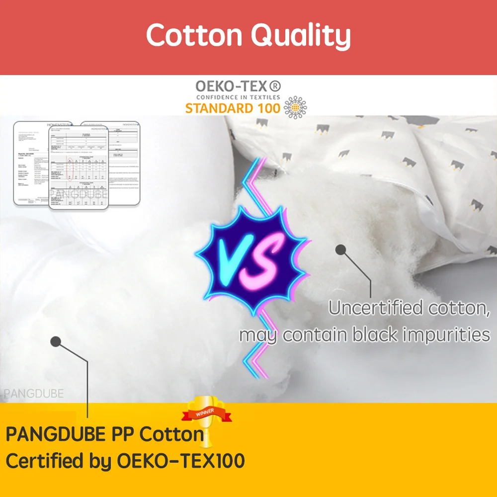 PANGDUBE-nido de bebé portátil, cuna para cama de bebé con bolsa de almacenamiento, capullo de algodón 100% para recién nacidos, nido para dormir, 80x50cm - imagen 5