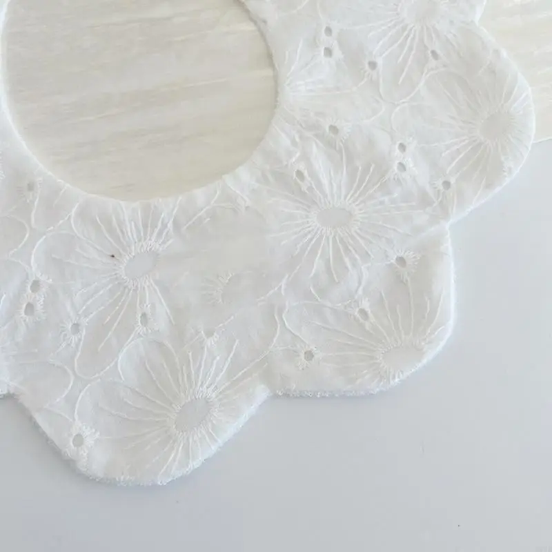 D7YD, toalla para Saliva para recién nacidos, babero para alimentar pétalos, babero para bebé, paños para eructar algodón, - imagen 2