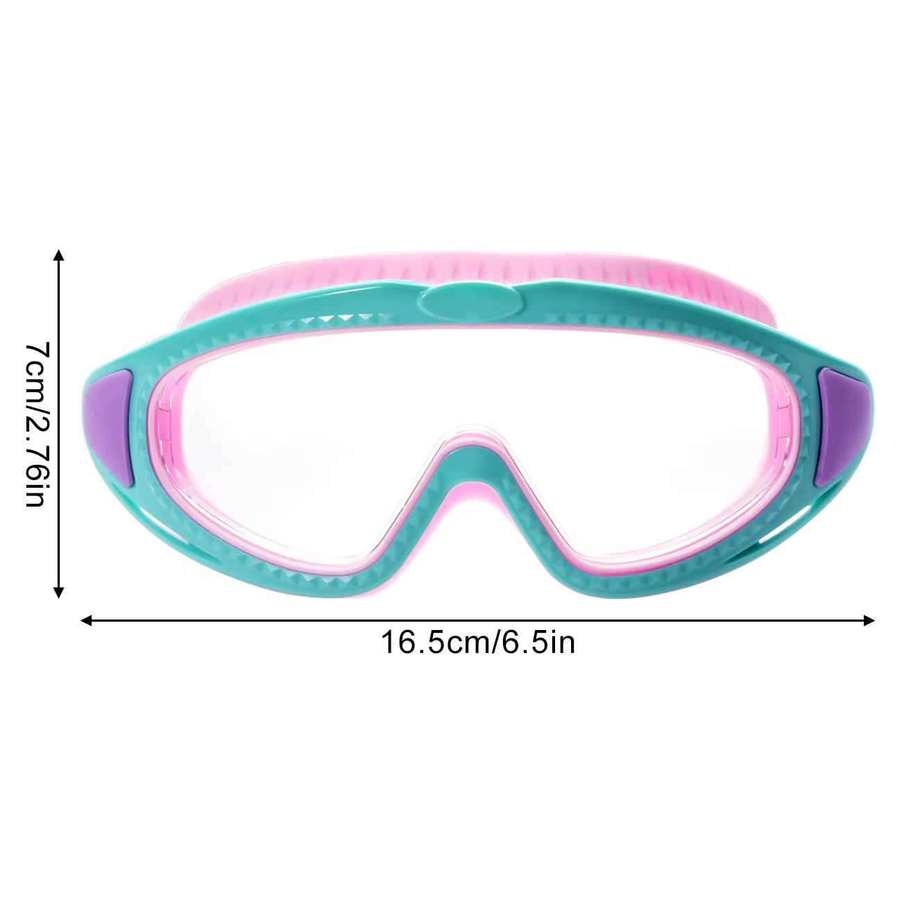 Gafas de natación infantiles con protección UV y visión antiniebla