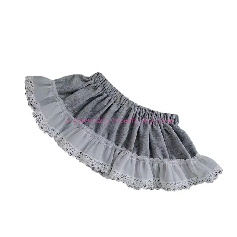 85ae elegante falda encaje niñas ligeras aliviables fácilmente cuidado diario vestimenta - imagen 4