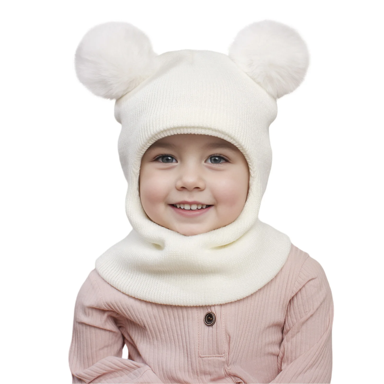 Gorro de invierno para bebé con protección de orejas - imagen 2