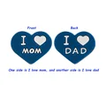 Heart navy blue