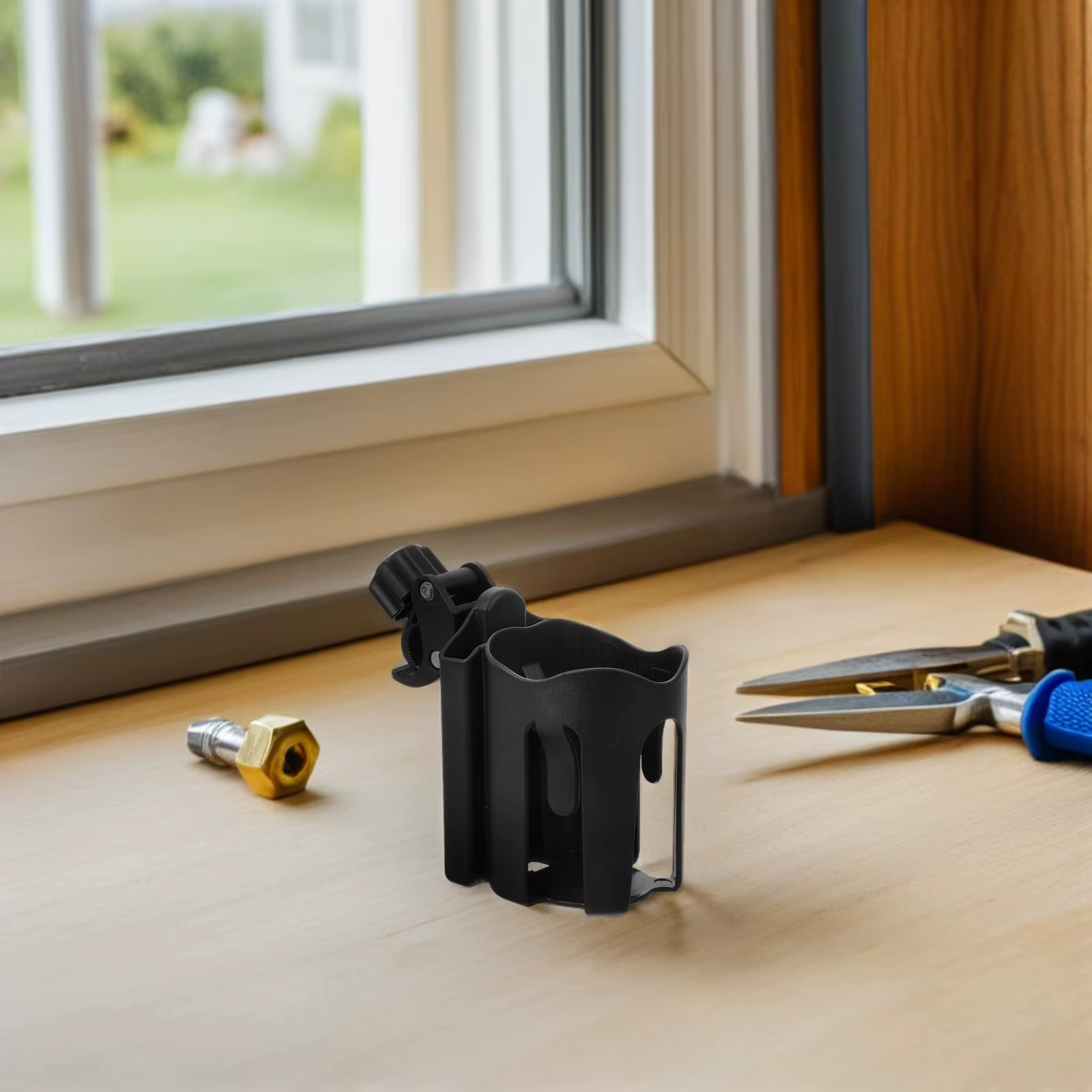 Portavasos ajustable para silla de ruedas con soporte móvil - imagen 5