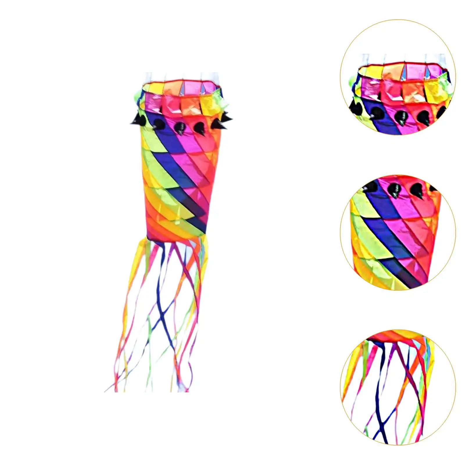 Popular Rotating Tube Kite Lightweight Long Tail Kite for Sea Beach Sports