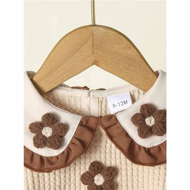 Conjunto de bebé otoño con pantalón cálido algodón para niña y niño - imagen 4