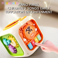 Cubo de actividades con música y luz – Juguete Montessori para bebés