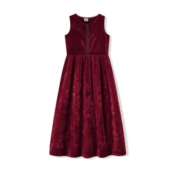 Conjunto bebé verano negro: vestido sin mangas y pantalón corto