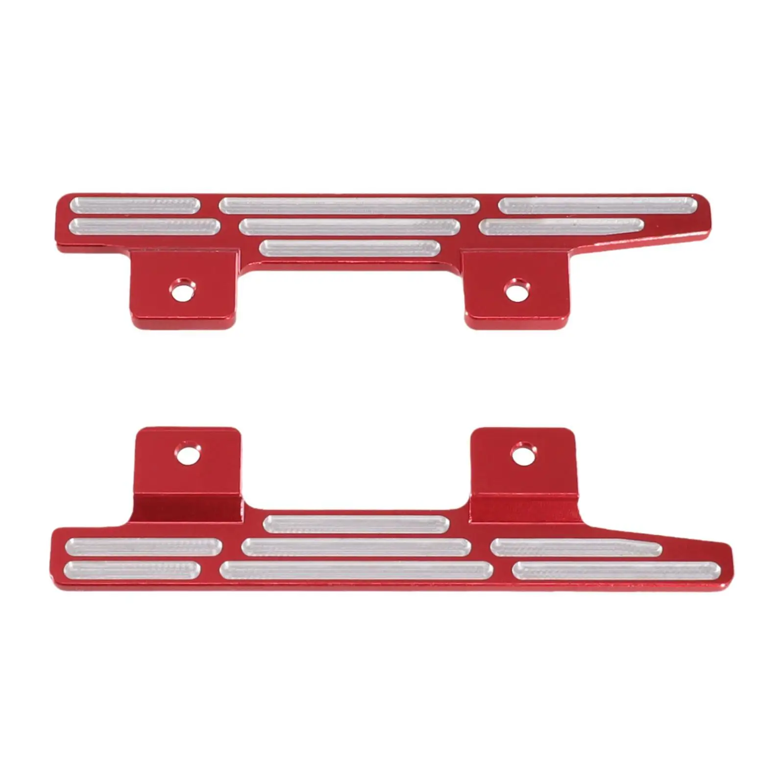 Pedales de coche teledirigido 1:12, escalones laterales de Metal para camiones MN78 MN82 LC79, 2 uds. - imagen 2