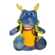 blue sitting dragon