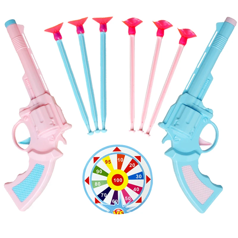 Pistola de juguete de plástico para niños con dardos de ventosa, juego de regalo de juguete interactivo para niños en edad de 4 a 7 años, juego de tiro educativo - imagen 5