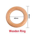 5pcs 60mm Wooden