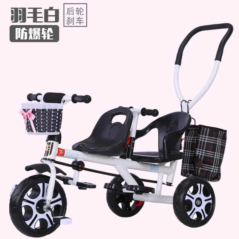 Triciclo bebé ligero convertible en cochecito plegable