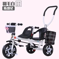 Triciclo bebé ligero convertible en cochecito plegable